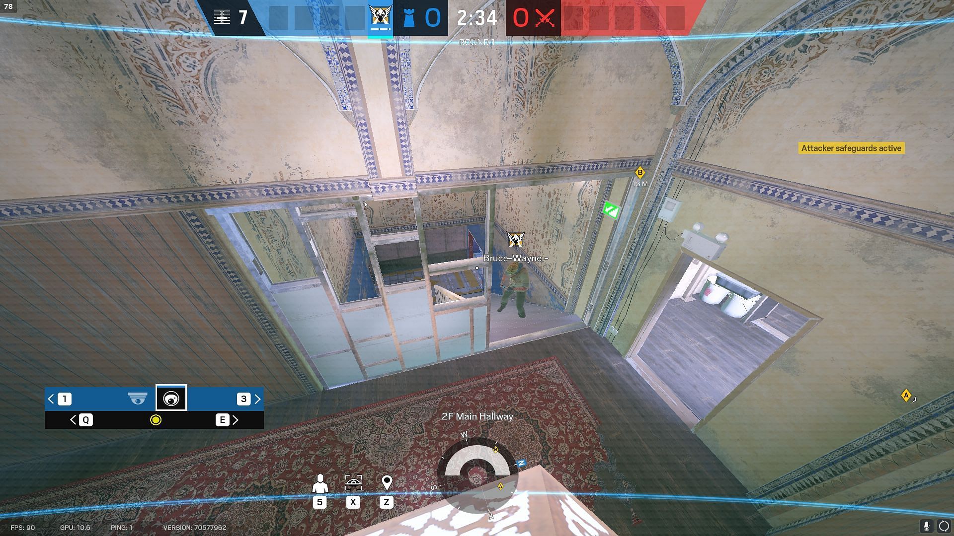 Vakyrie camera spots: Best Valkyrie camera spots in Rainbow Six Siege  Border map