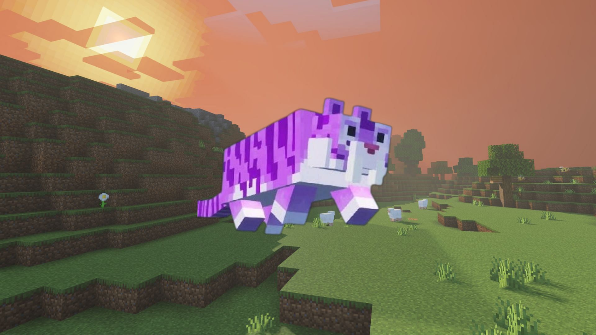The Regal Tiger would make a great mount upgrade from the base horse (Image via Mojang)