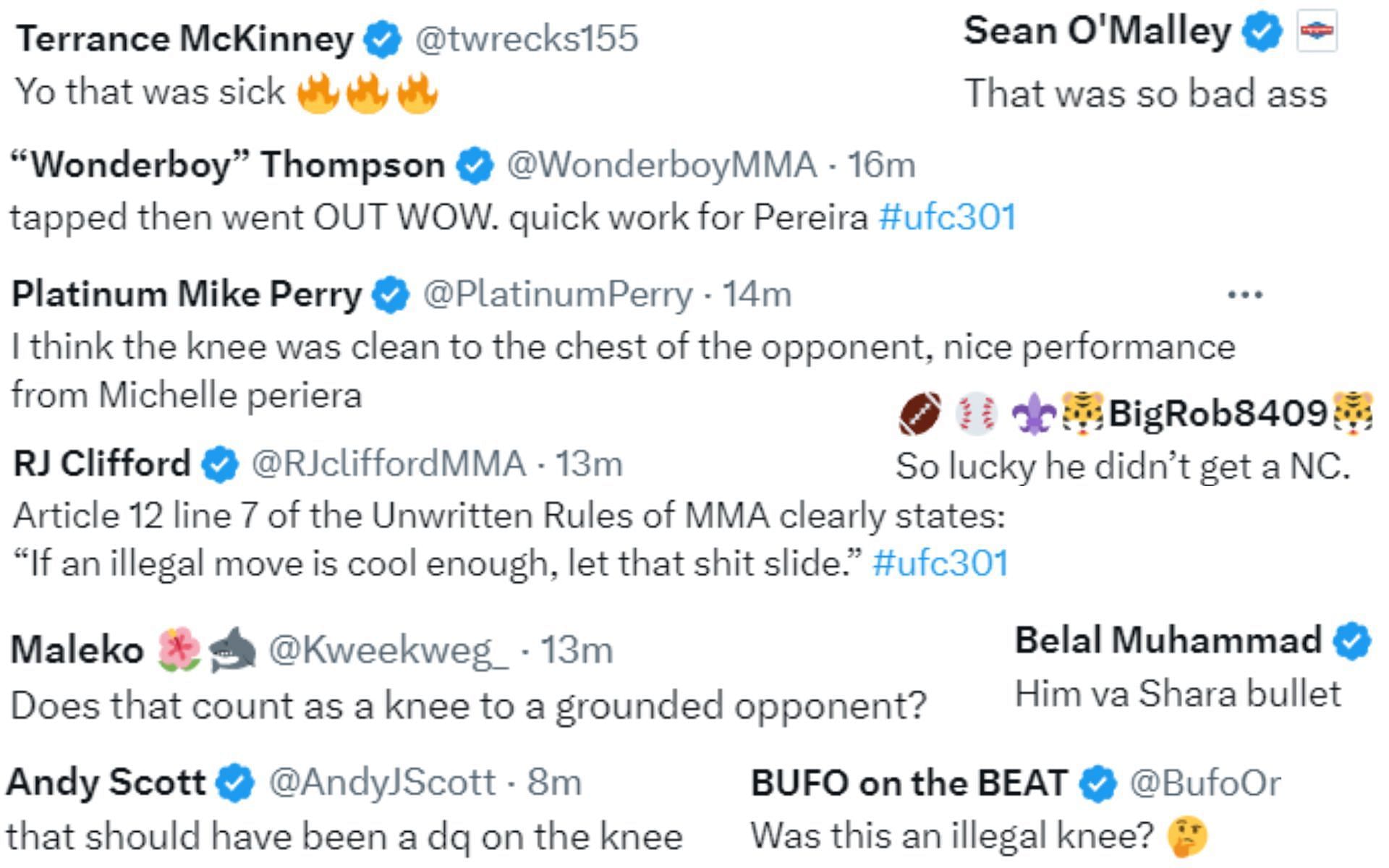 Reactions to Michel Pereira&#039;s UFC 301 win