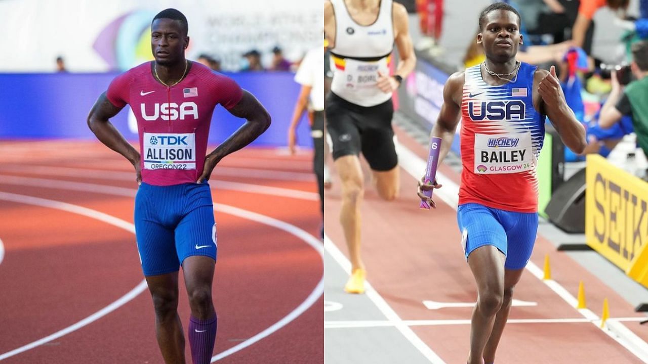 Why was America disqualified at the World Athletics Relays 