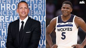 WATCH: Alex Rodriguez shares epic handshake with Anthony Edwards to cap off Timberwolves' Game 6 victory