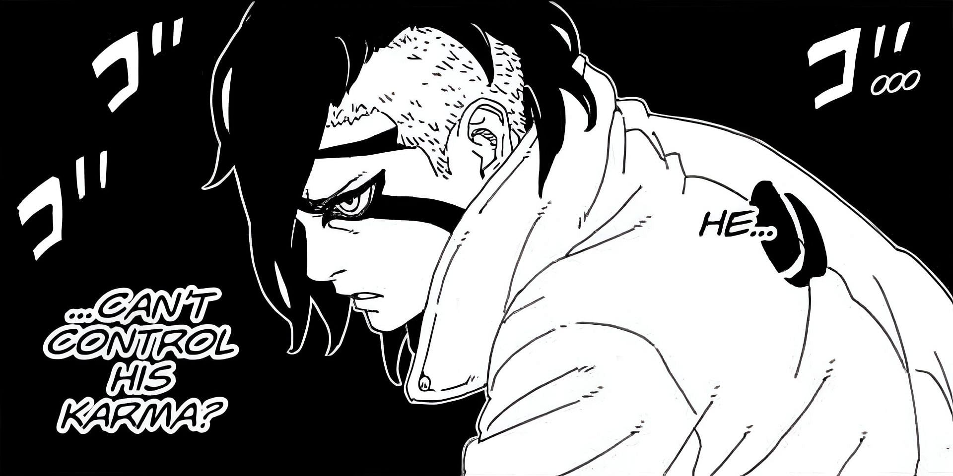 Kawaki as seen in the manga (Image via Shueisha)