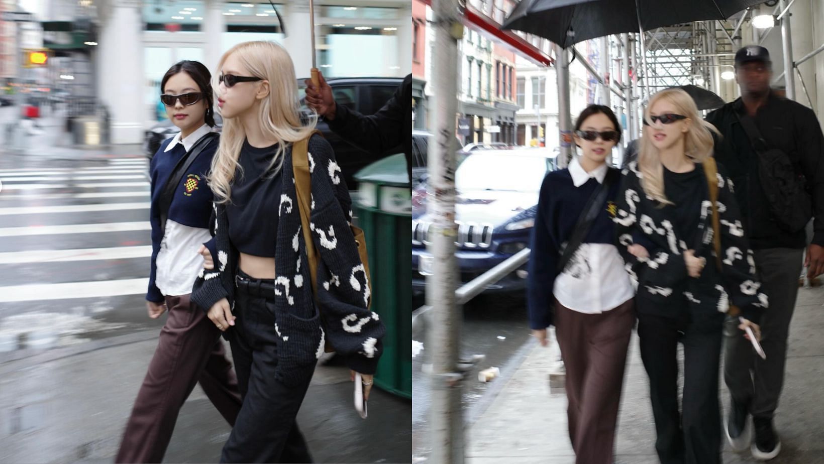 BLACKPINK&rsquo;s Jennie and Ros&eacute; seen hanging out together in New York. (Images via Instagram/@roses_are_rosie)