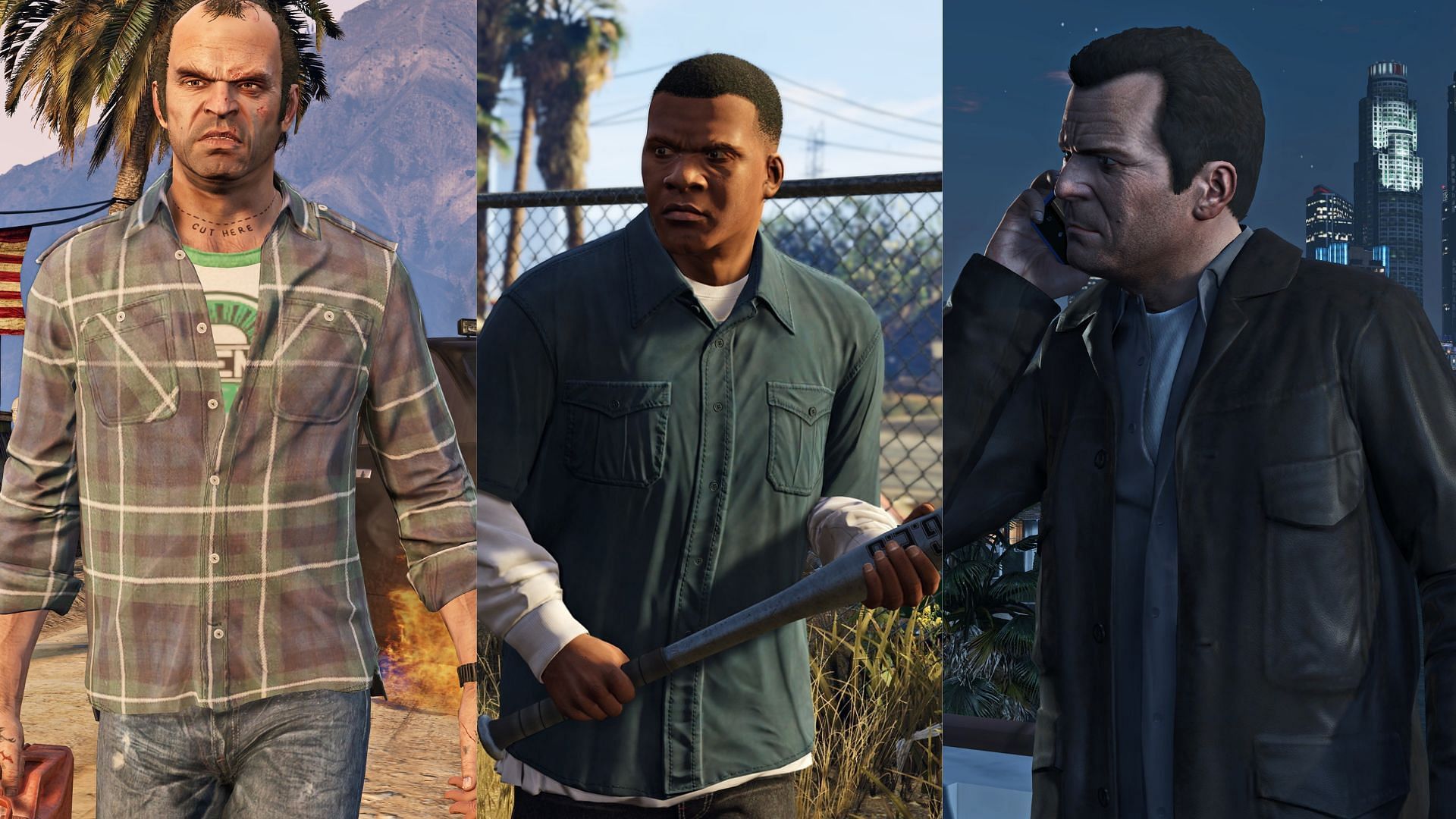 The new update might not have missions with the single-player campaign protagonists (Image via Rockstar Games)