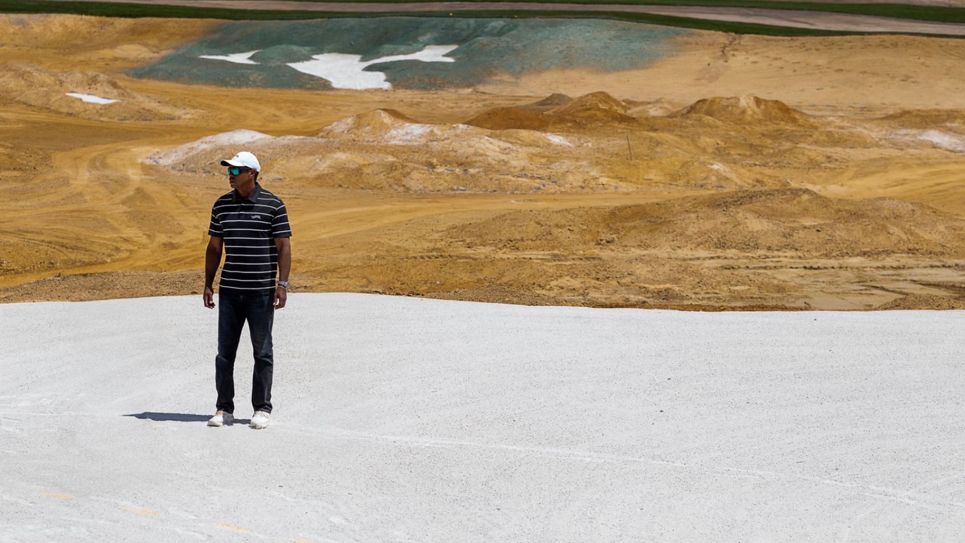 Tiger Woods at Trout National (Image via X @/TigerWoods)