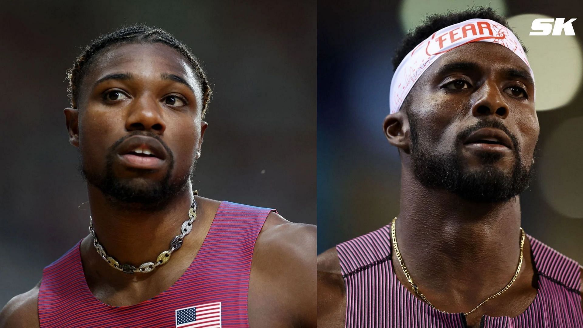 Noah Lyles and Kenny Bednarek