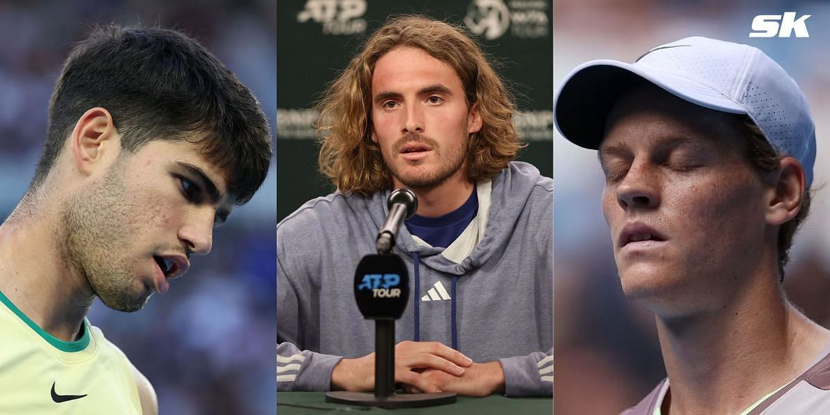 Stefanos Tsitsipas was critical of the hectic tennis schedule while assessing the absence of Carlos Alcaraz and Jannik Sinner at the ongoing Italian Open