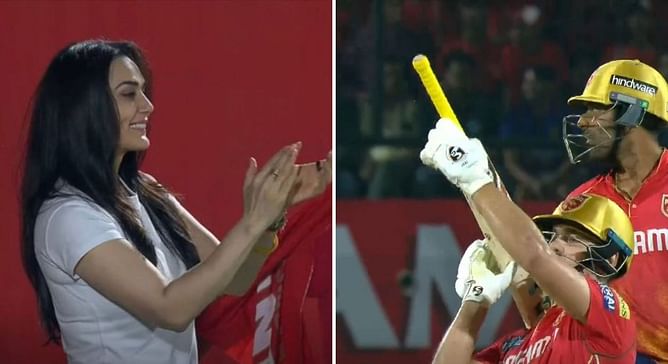 [Watch] Preity Zinta claps in appreciation as Rilee Rossouw reaches 50 with six in PBKS vs RCB IPL 2024 encounter