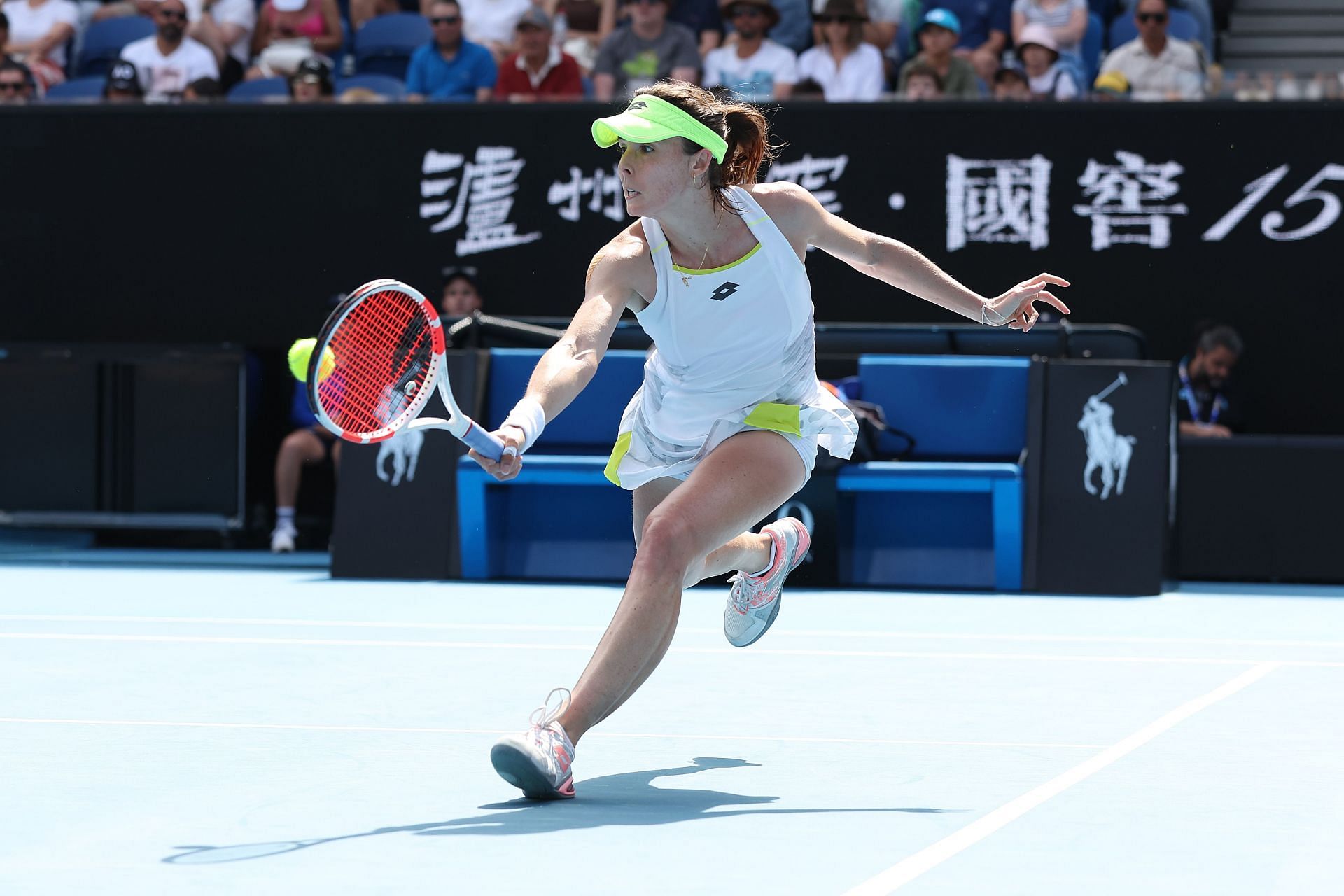 Alize Cornet at the 2024 Australian Open. (Photo: Getty)