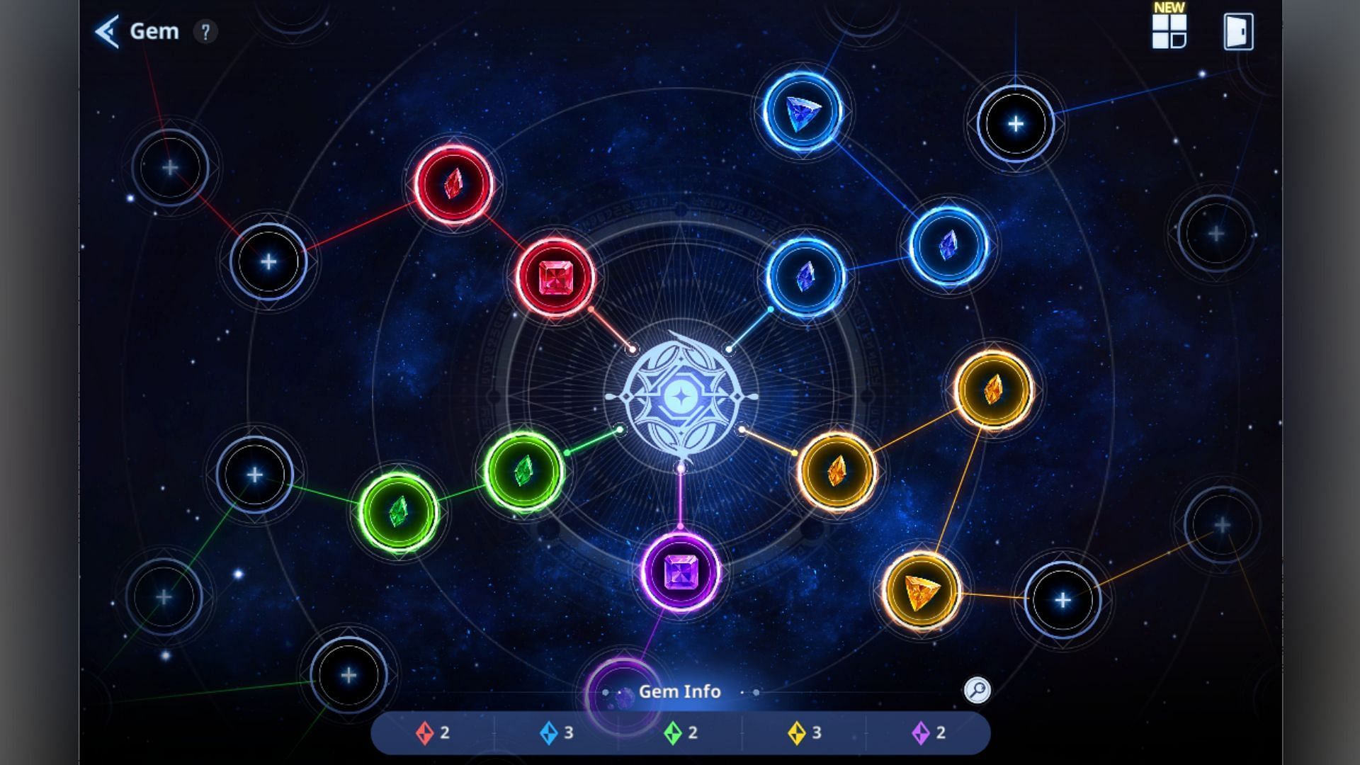 The Gems system is an upcoming feature that will be released by the end of May (Image via Netmarble)