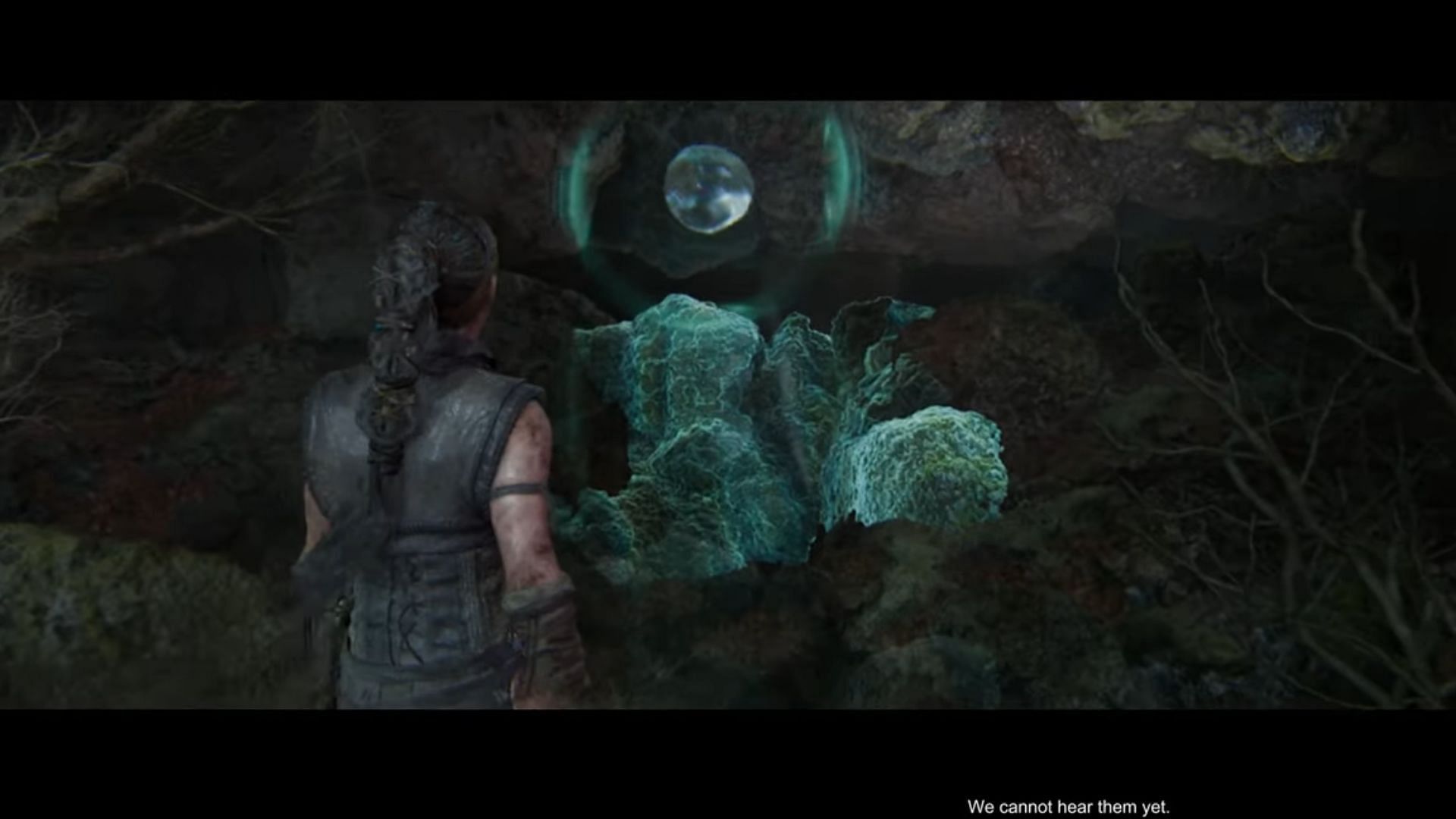 Using the water droplets is key to the Hiddenfolk puzzles. (Image via Ninja Theory || YouTube/Zyaz King)