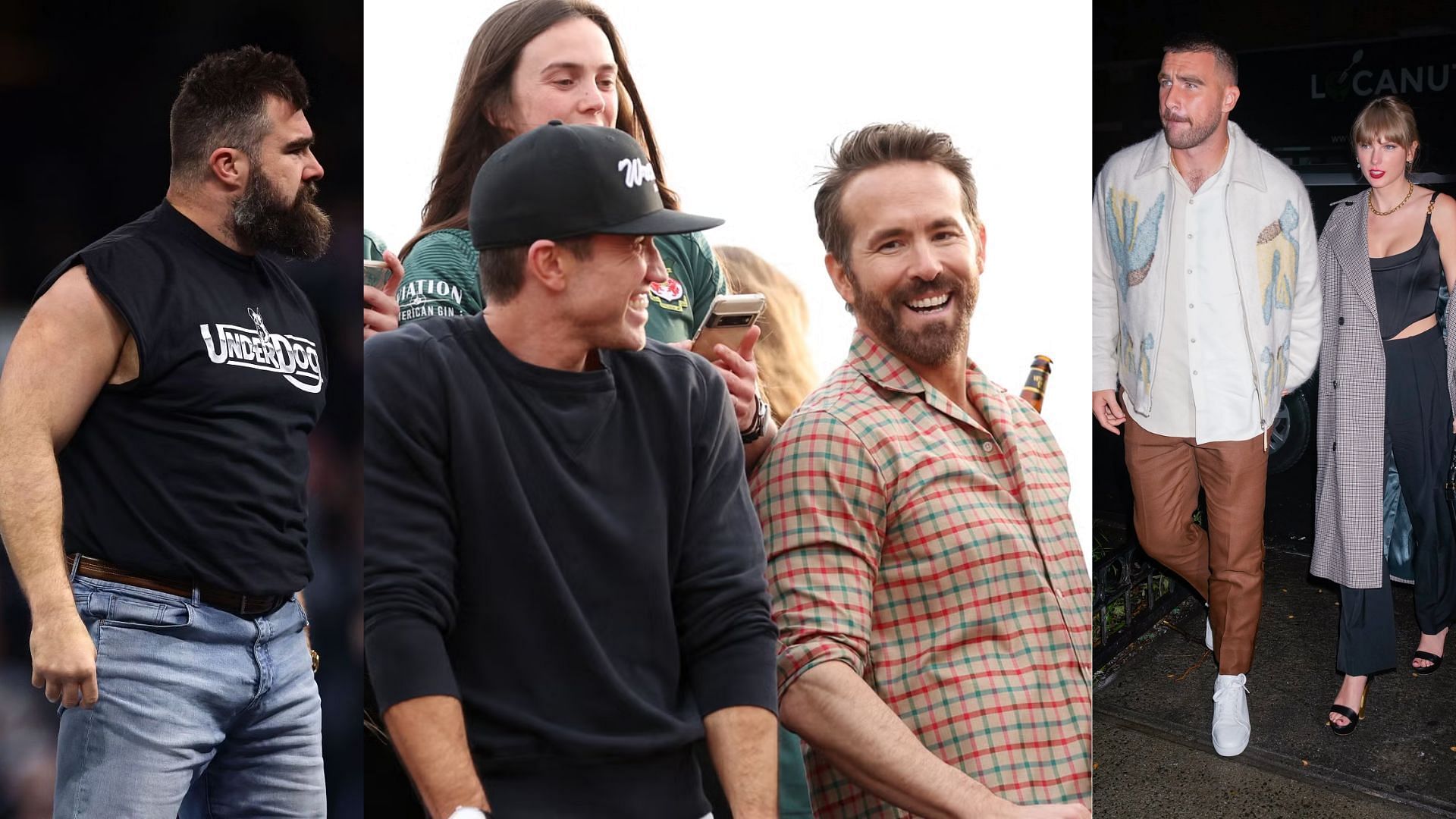 Ryan Reynolds and Rob McElhenney want Taylor Swift and the Kelce brothers Jason and Travis to attend a Wrexham game