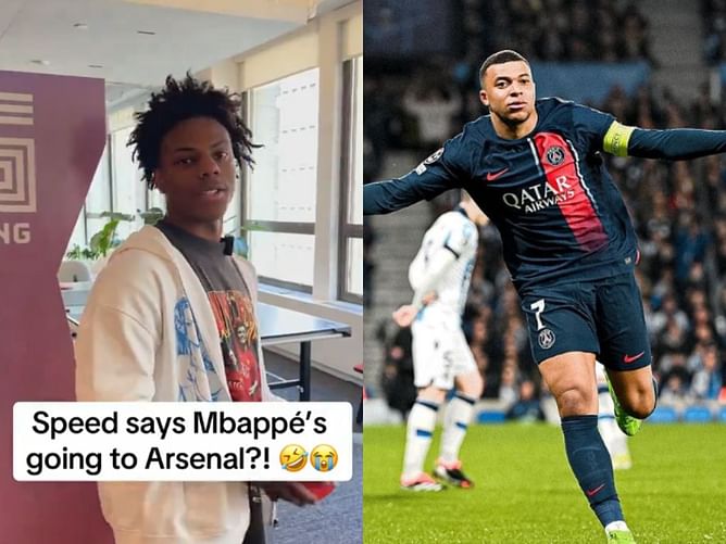 "Going to Arsenal" - IShowSpeed doubles down on his bold prediction of Kylian Mbappe's future club