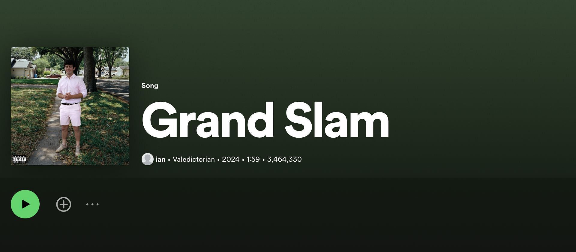 Track 9 on &#039;Valedictorian&#039; (Image via Spotify)