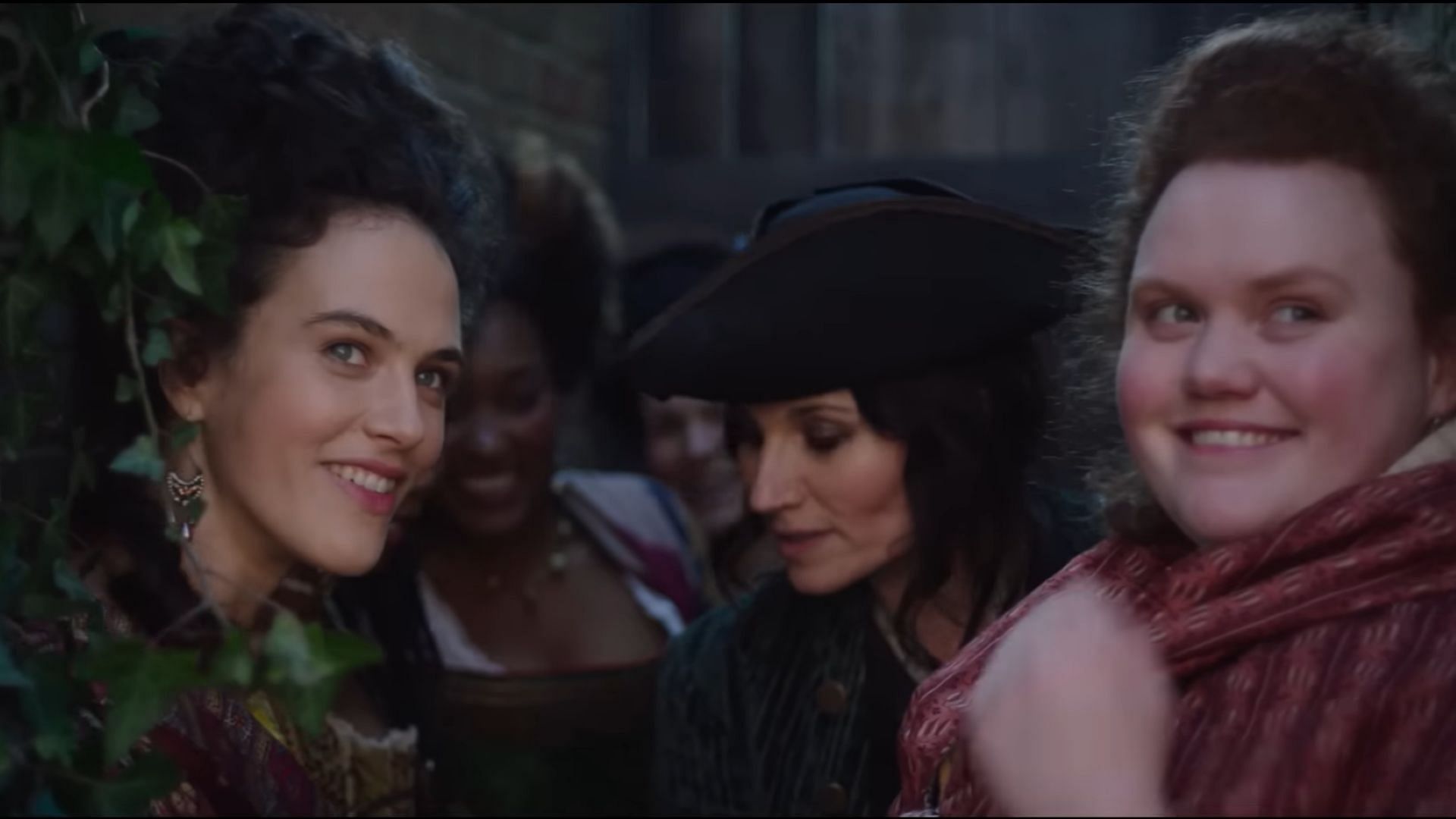 A still from the series, Harlots (Image via Hulu)