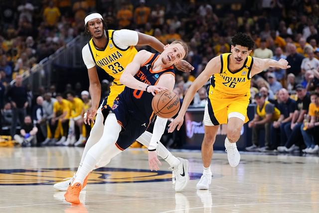 Watch: Myles Turner and Donte DiVincenzo nearly ignite brawl between Pacers-Knicks  amid heated Game 5