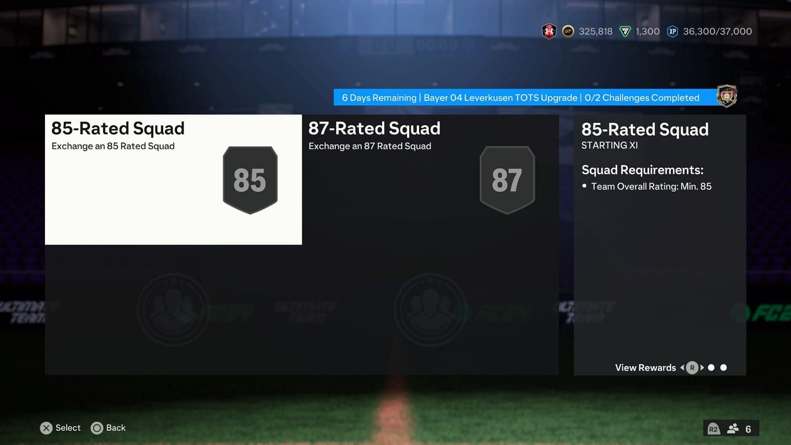 The SBC has two segments (Image via EA Sports)