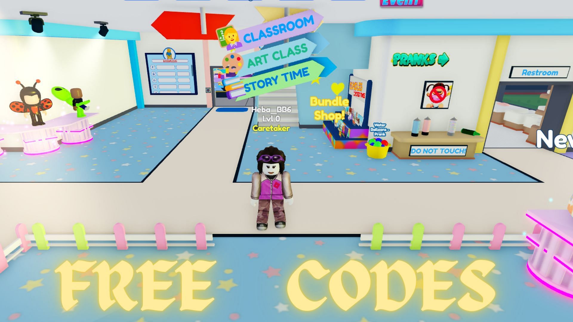 There are many free active codes in Twilight Daycare (Image via Roblox || Sportskeeda)