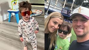 In Photos: Alex Bregman's wife Reagan shares laugh-out-loud moment as toddler Knox's batting practice with dad takes unexpected turn