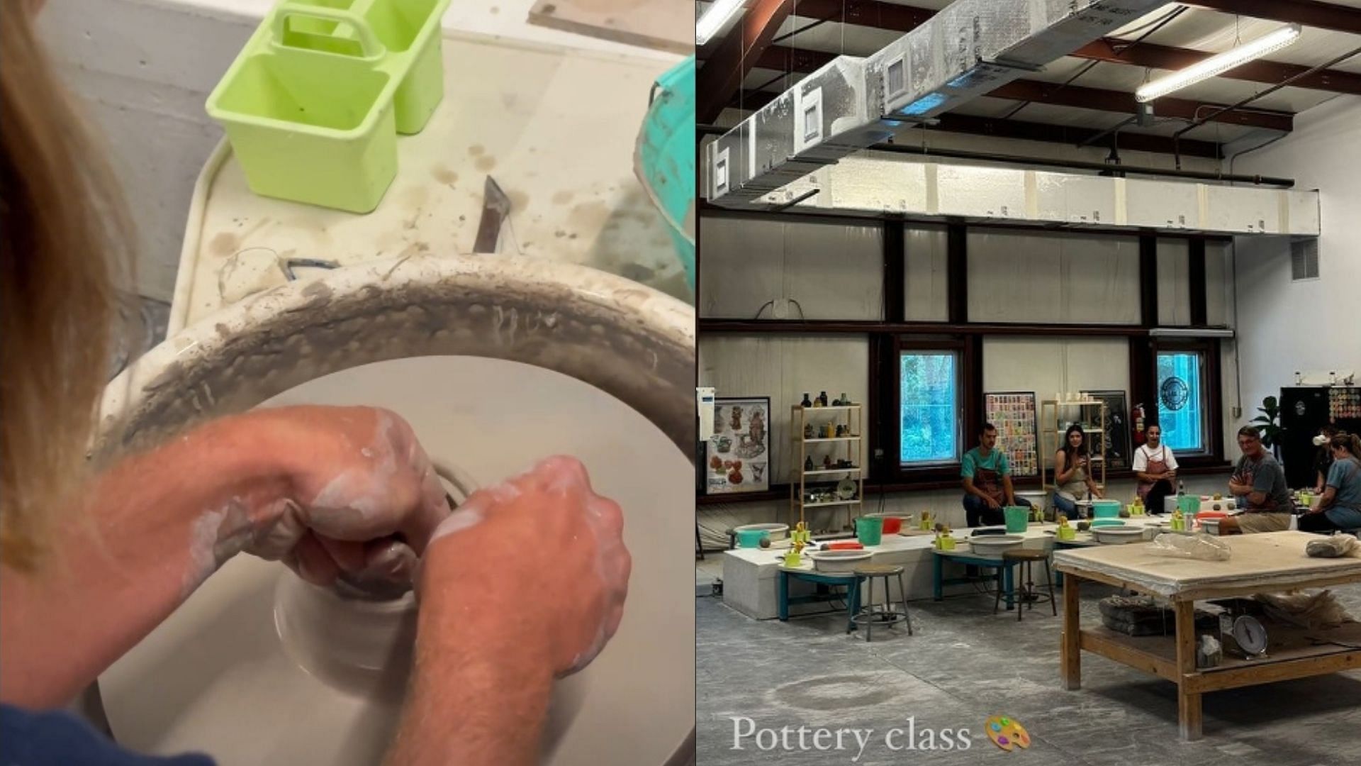 Some shots of the work inside Trevor Lawrence's pottery class