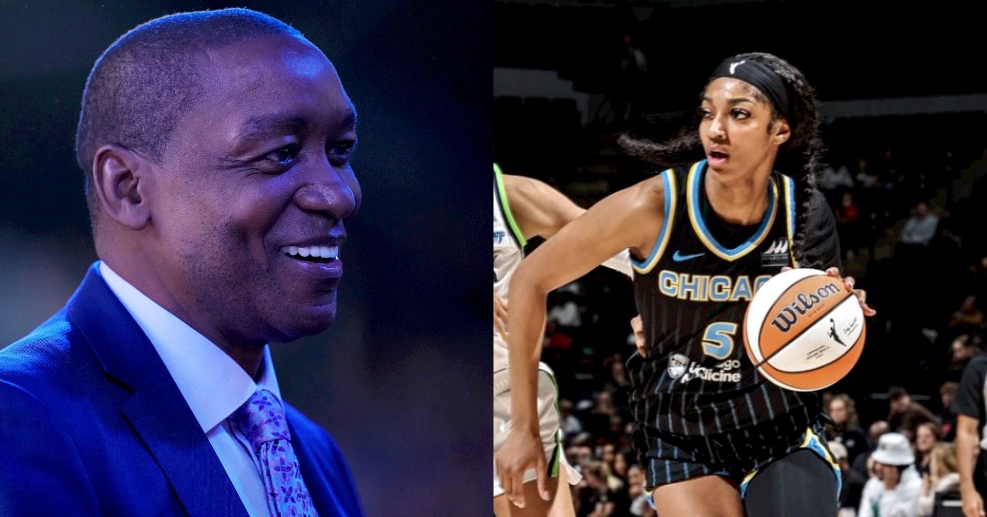 Isiah Thomas shouts out Chicago&rsquo;s No. 7 pick, Angel Reese, after WNBA preseason debut