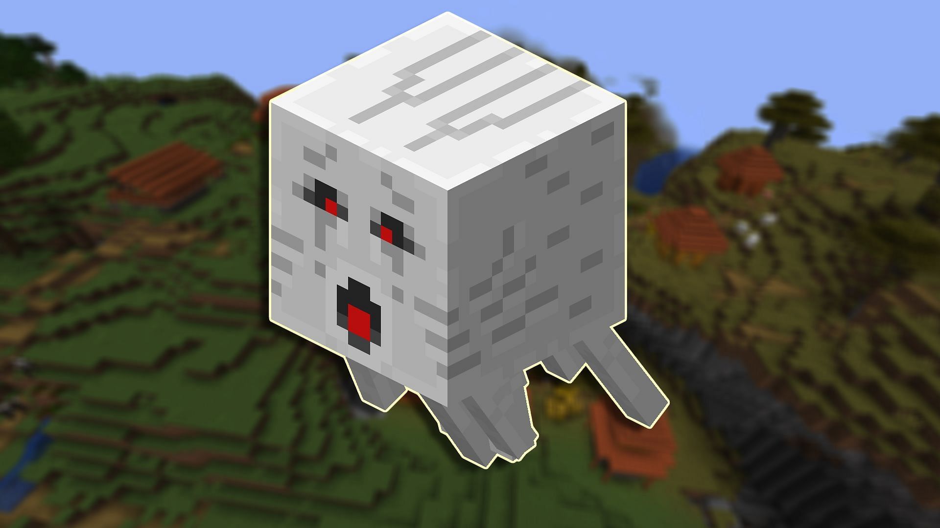 The ghast texture has gone almost entirely unchanged since its addition (Image via Mojang)