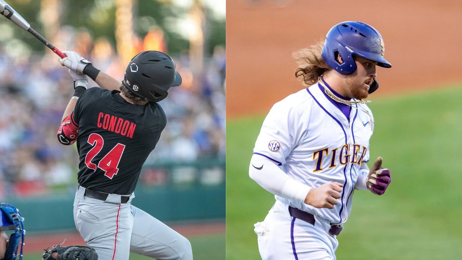 Charlie Condon of Georgia and Tommy White of LSU are two of the top third basemen in college baseball.