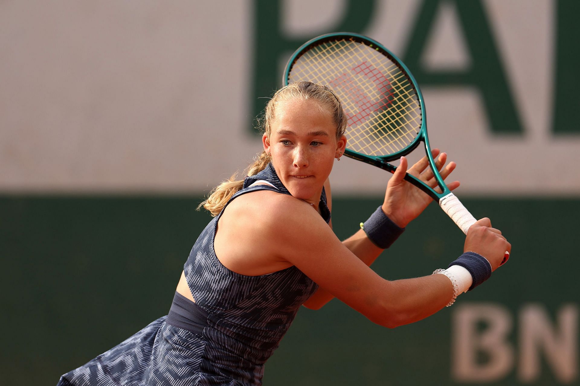 Mirra Andreeva at the 2024 French Open (Photo: Getty)