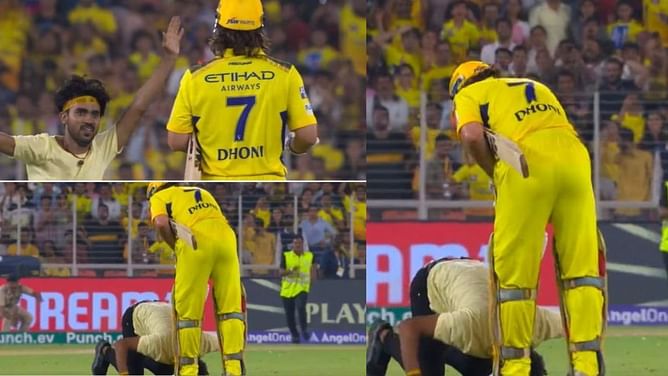 IPL 2024: धोनी के लिए फैन ने दिखाई जबरदस्त दीवानगी, सुरक्षा घेरा तोड़कर बीच मैदान में थाला के क़दमों में हुआ नतमस्तक, देखें वीडियो