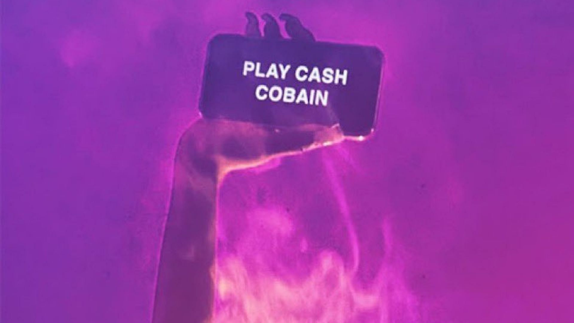 The official single cover posted for Cash Cobain&#039;s latest single &#039;Grippy&#039; (Image via X/@nfr_podcast)