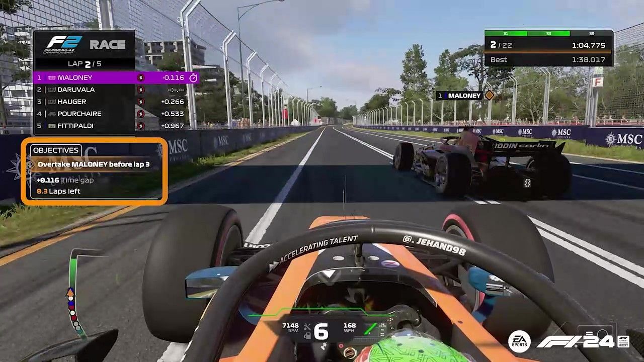 The driving experience in F1 24 is top-notch (Image via Codemasters)