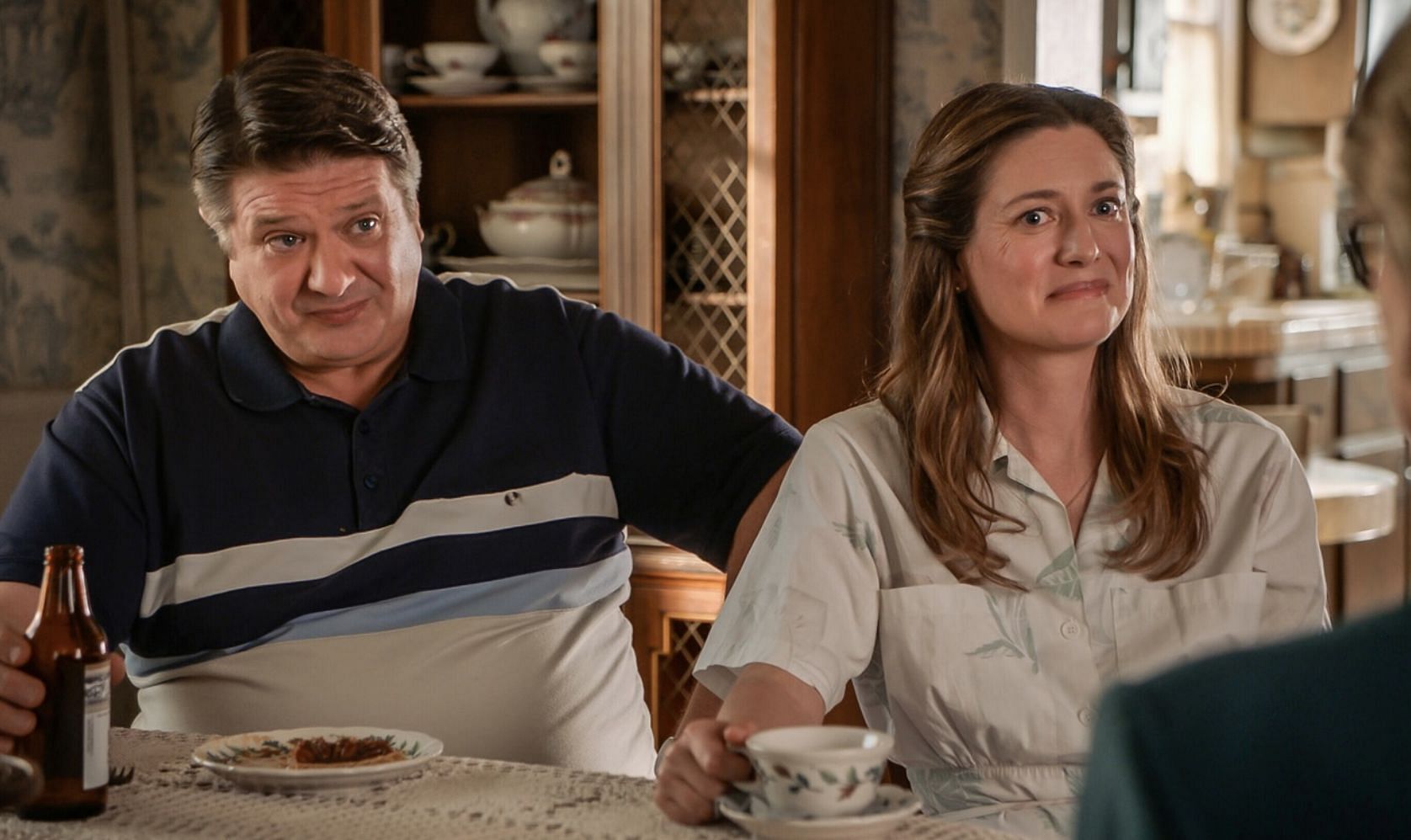 Lance Barber as George and Zoe Perry as Mary Cooper (Image via @Young Sheldon/Facebook)