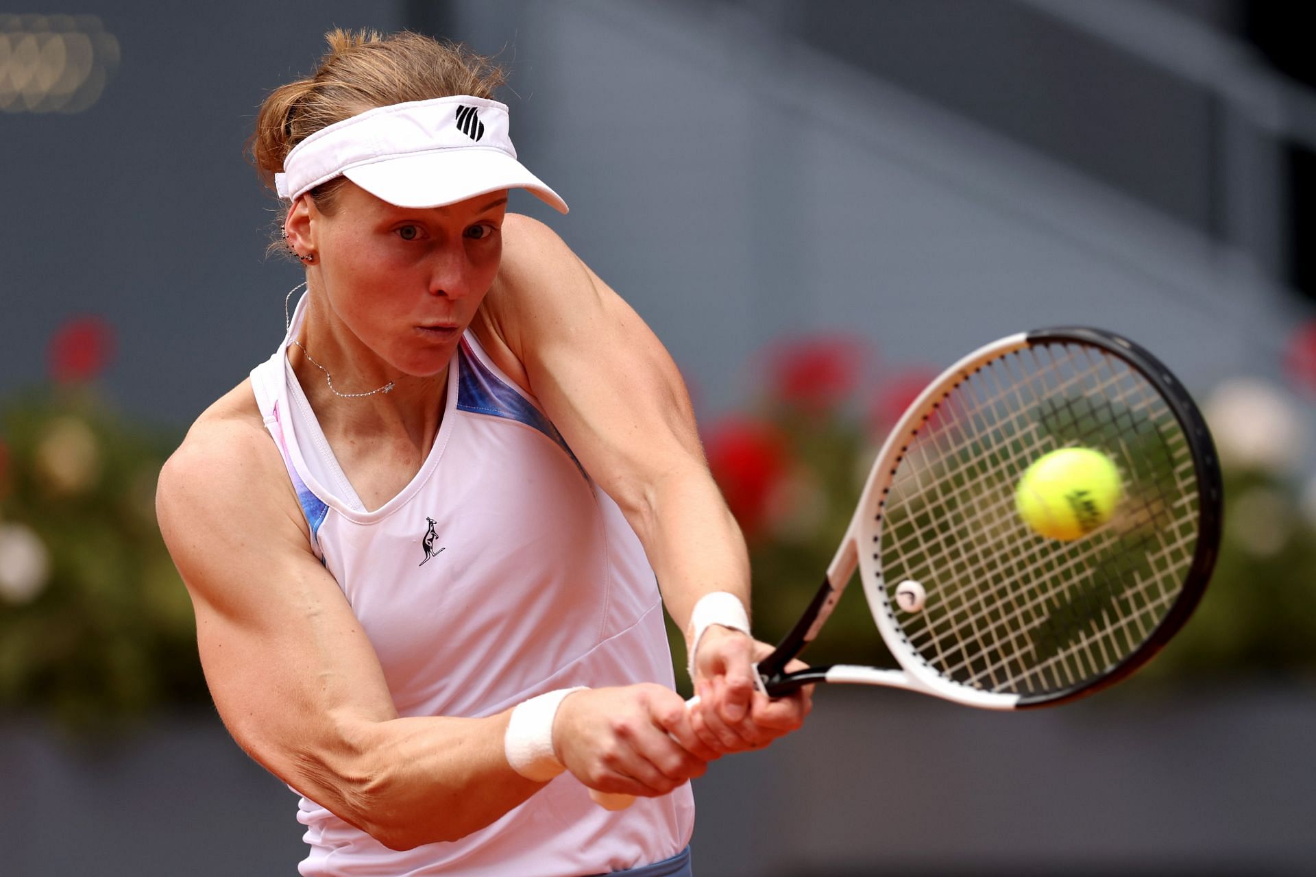 Liudmila Samsonova at the 2024 Mutua Madrid Open
