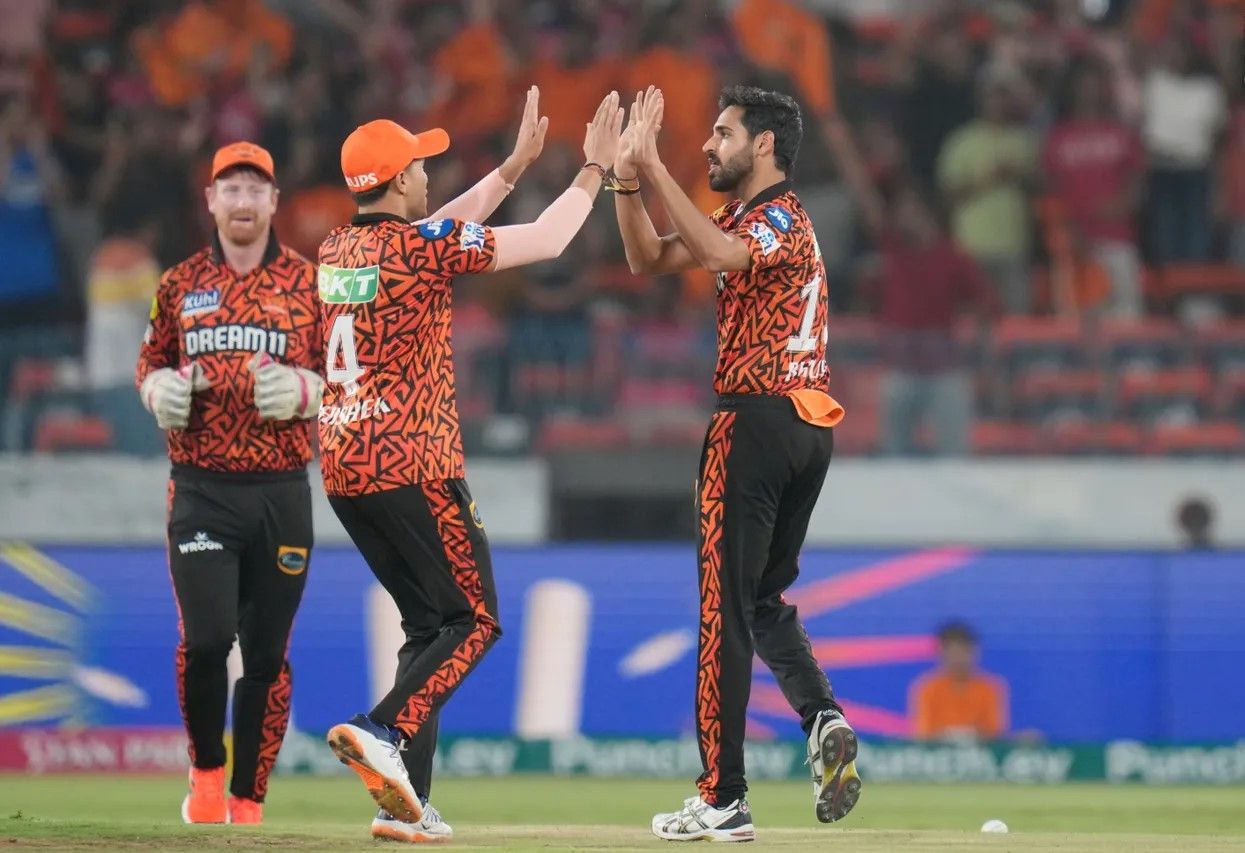 भुवनेश्वर कुमार ने बेहतरीन गेंदबाजी की (Photo Credit - IPL)