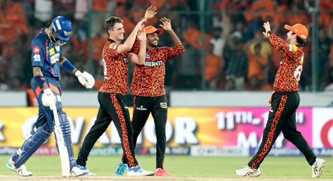 [Watch] Birthday boy Pat Cummins strikes as KL Rahul departs for 29 off 33 balls in SRH vs LSG IPL 2024 match