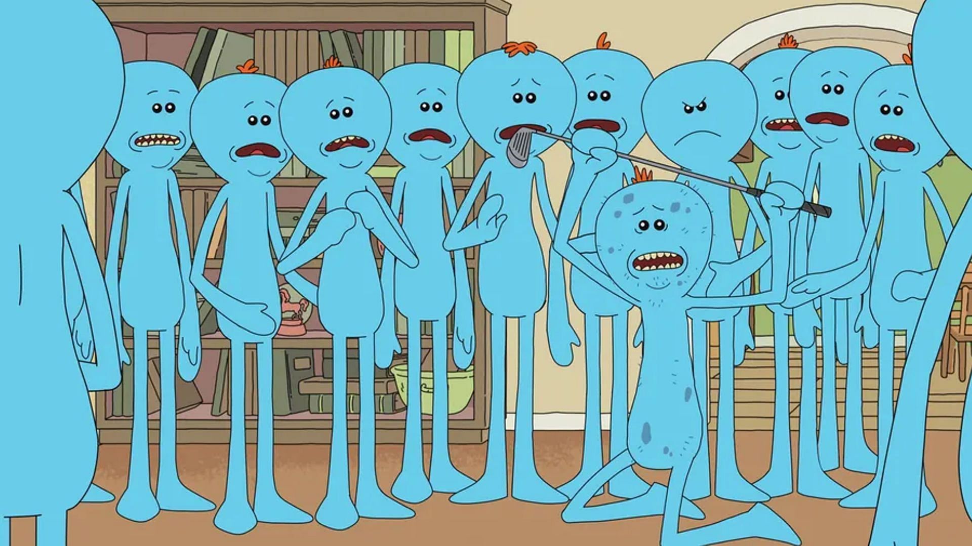 Mr. Meeseeks was an interesting addition to Rick and Morty (Image via Adult Swim)