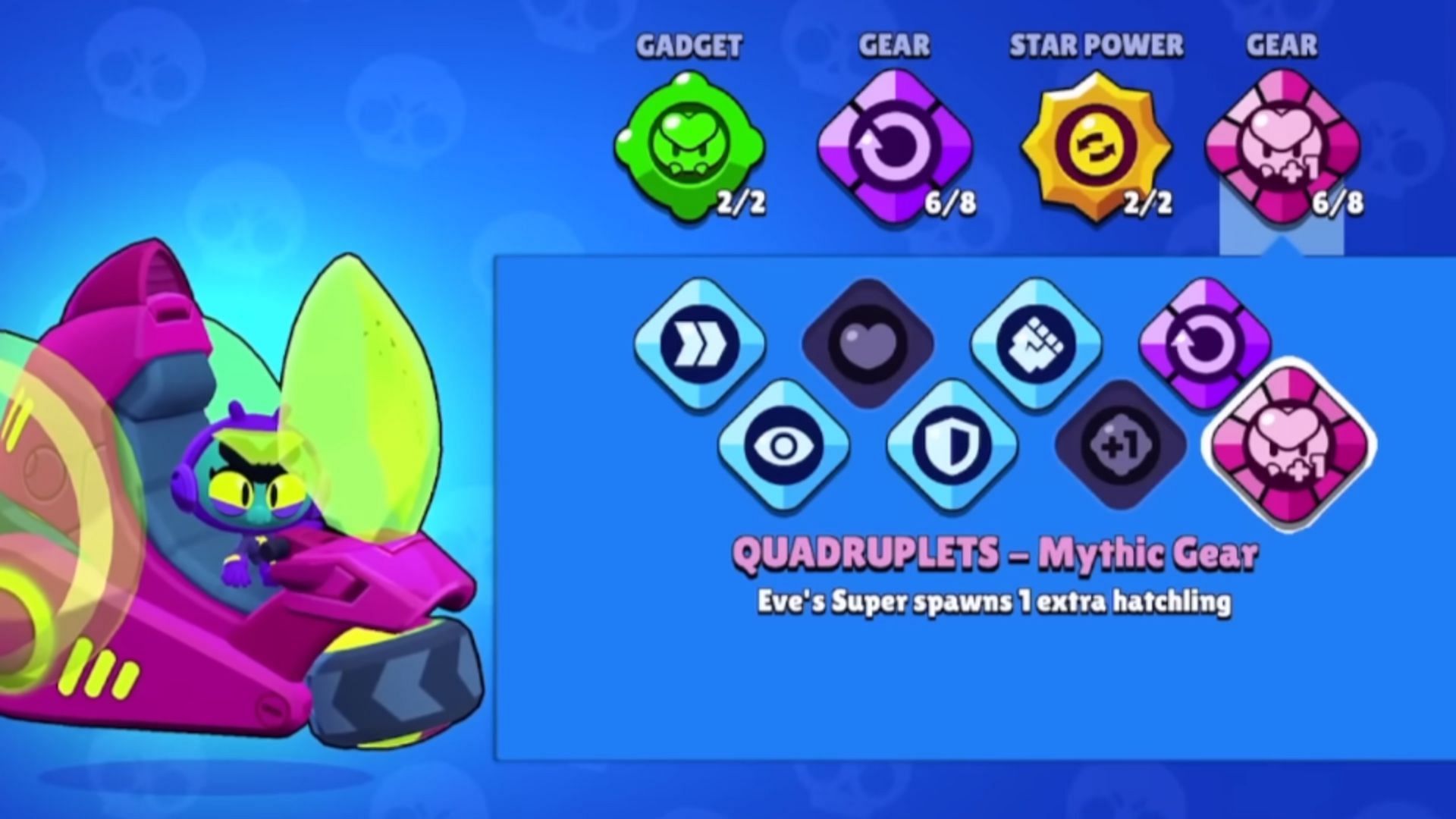 Quadruplets - Mythic Gear (Image via Supercell)