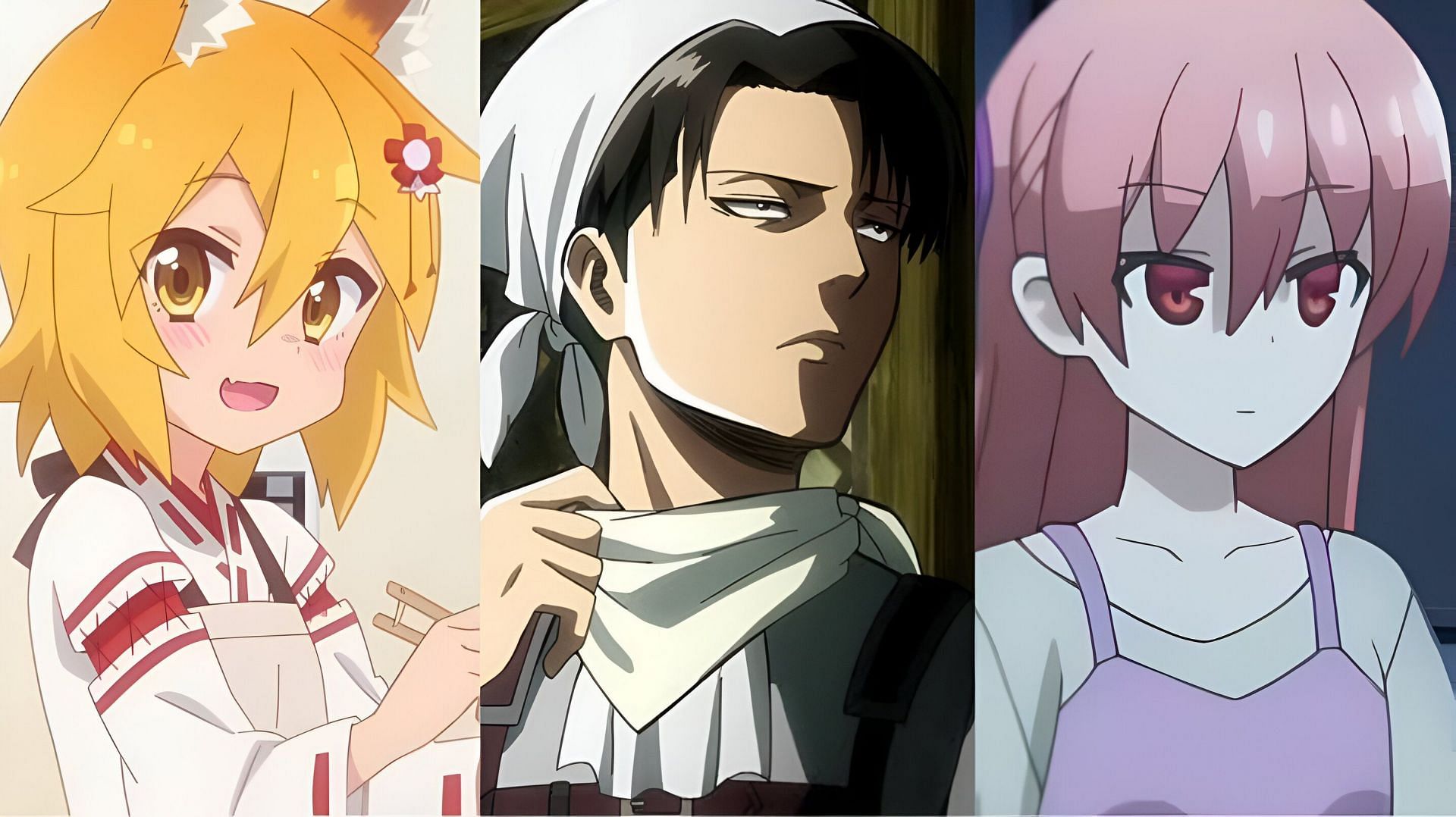 10 anime characters who would be great roommates (Image via Doga Kobo, Wit Studio &amp; Seven Arcs)