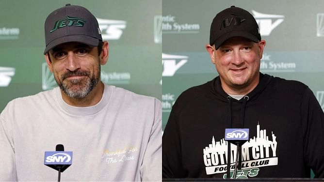 ESPN analyst raises doubts on Aaron Rodgers-Nathaniel Hackett partnership for Jets in 2024 - "Don't see a lot of hope"