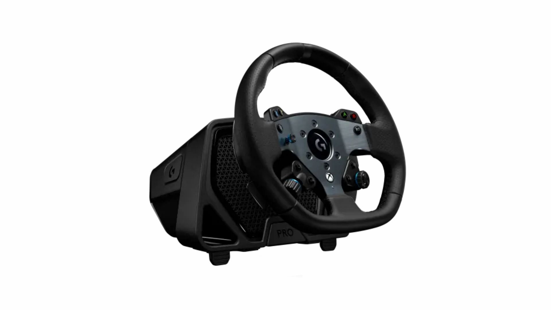 Logitech&#039;s Pro Racing Wheel delivers a premium racing sim experience. (Image via Logitech)