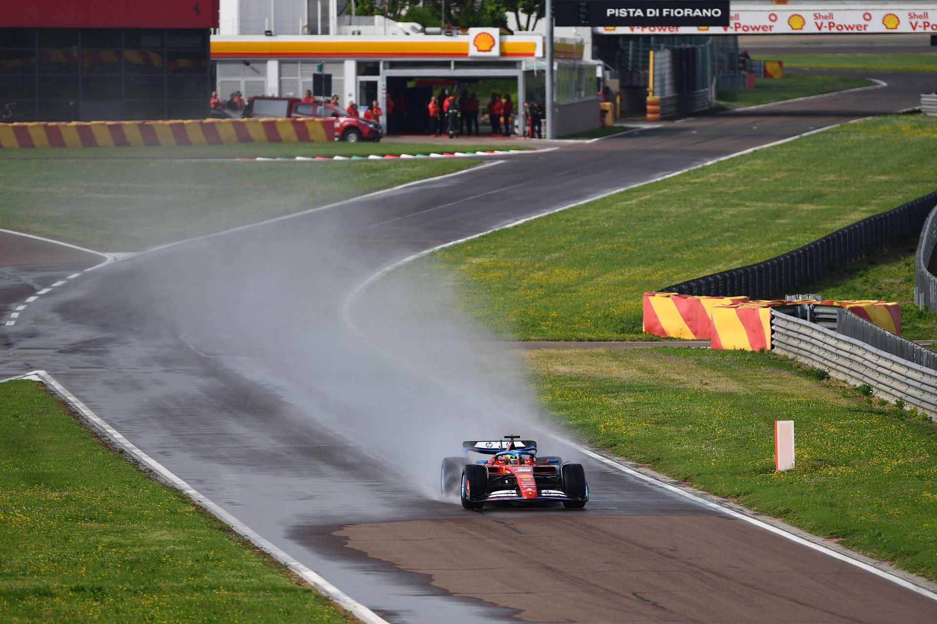 Ferrari F1 Spray Guard Testing Session