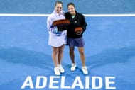 Jelena Ostapenko and Daria Kasatkina.