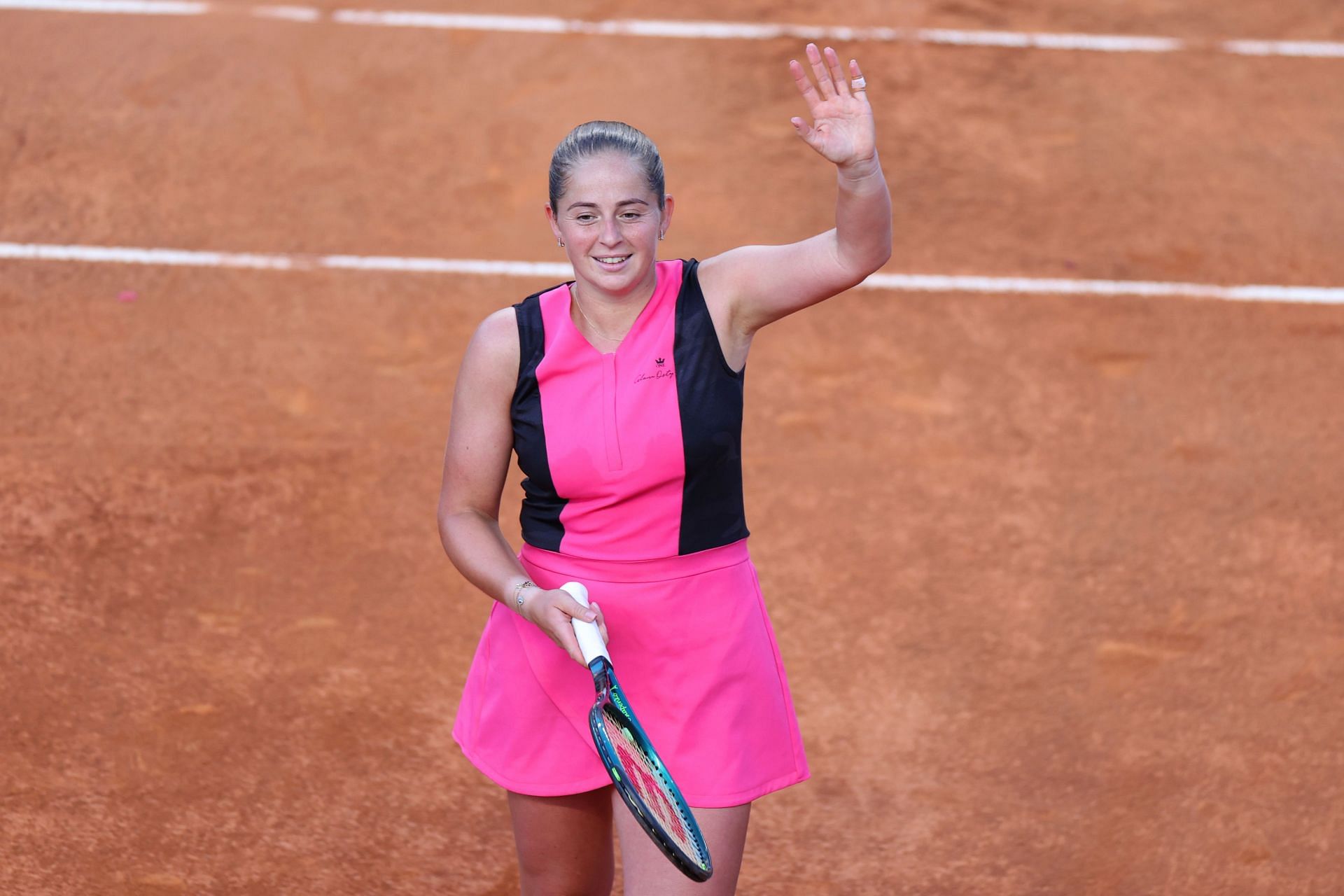 Ostapenko is a former French Open champion.
