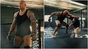 The Rock says he's "feeling good" about his progress for new role to honor MMA legend
