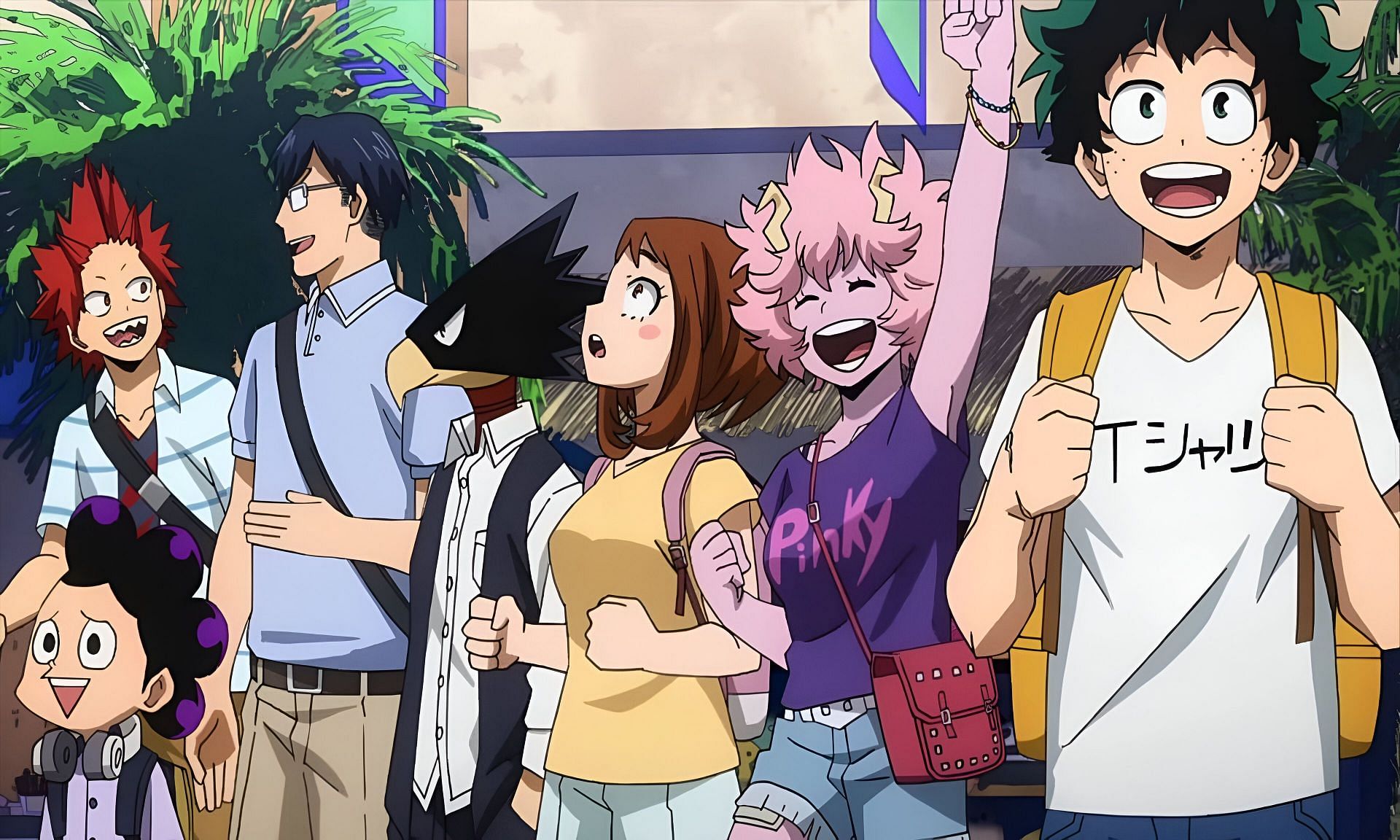 Class 1-A students as seen in the anime (Image via Bones)