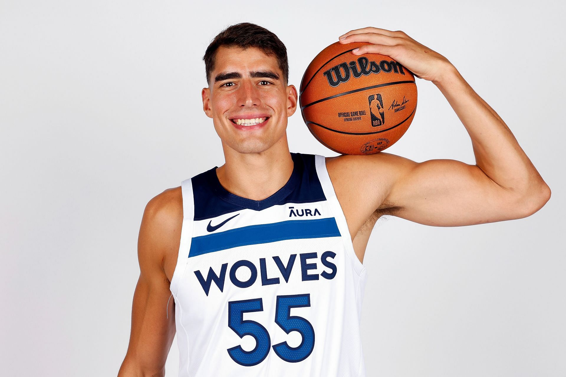 Luka Garza - Minnesota Timberwolves Media Day