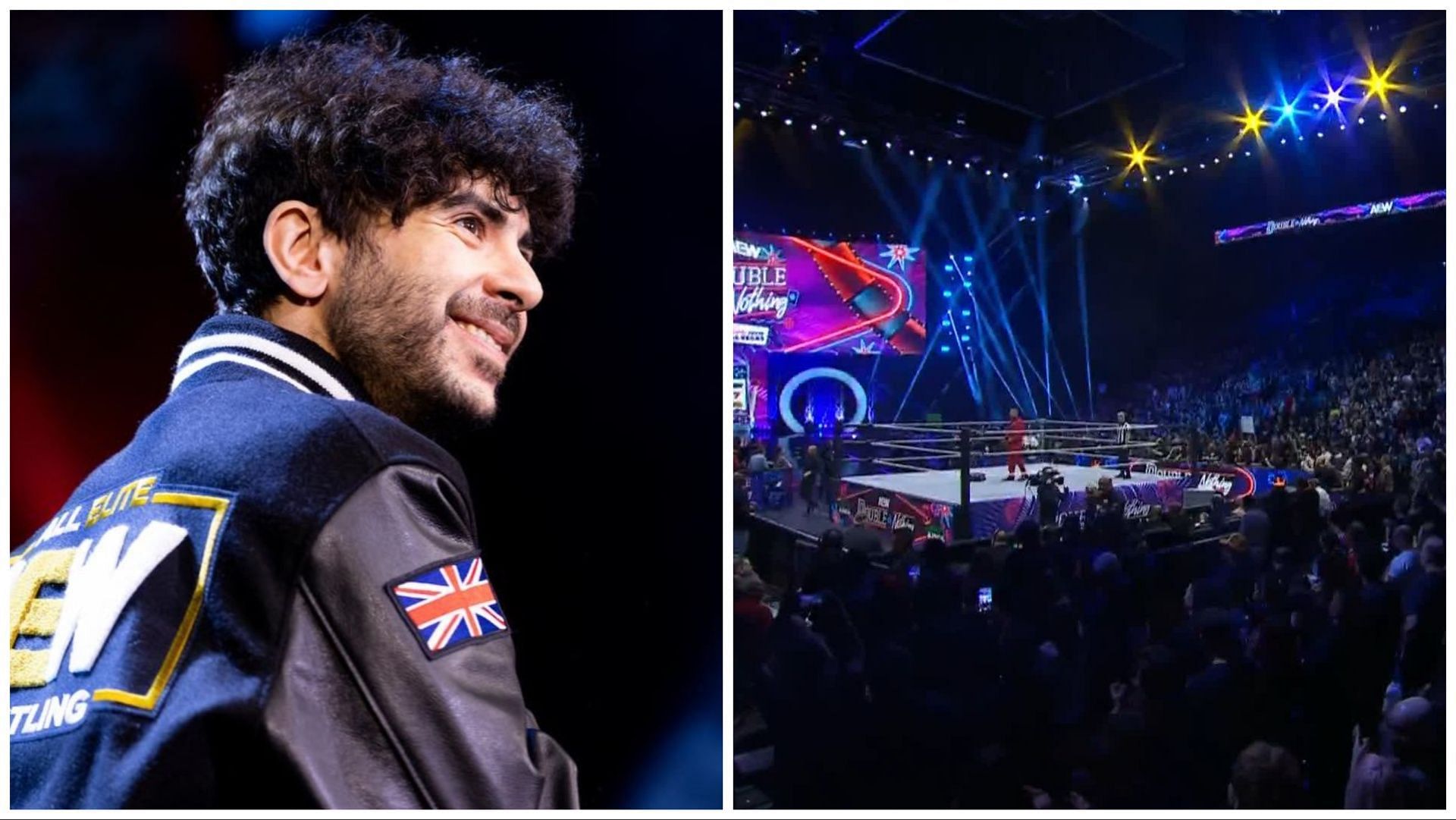 Tony Khan at AEW Dynamite, fans pack the arena for Double Or Nothing