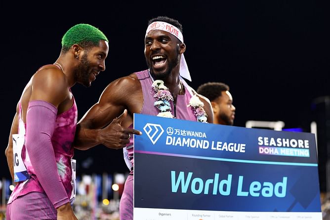 "I knew what I was gonna run"- Kenny Bednarek speaks after clocking world lead to win the 200m event at Doha Diamond League