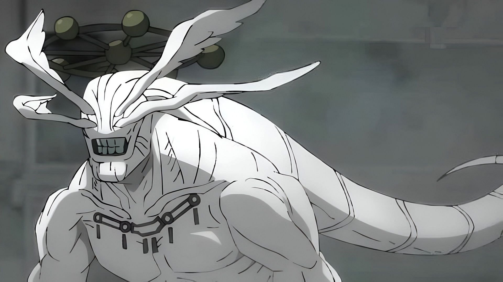 Mahoraga as seen in the anime (Image via MAPPA)