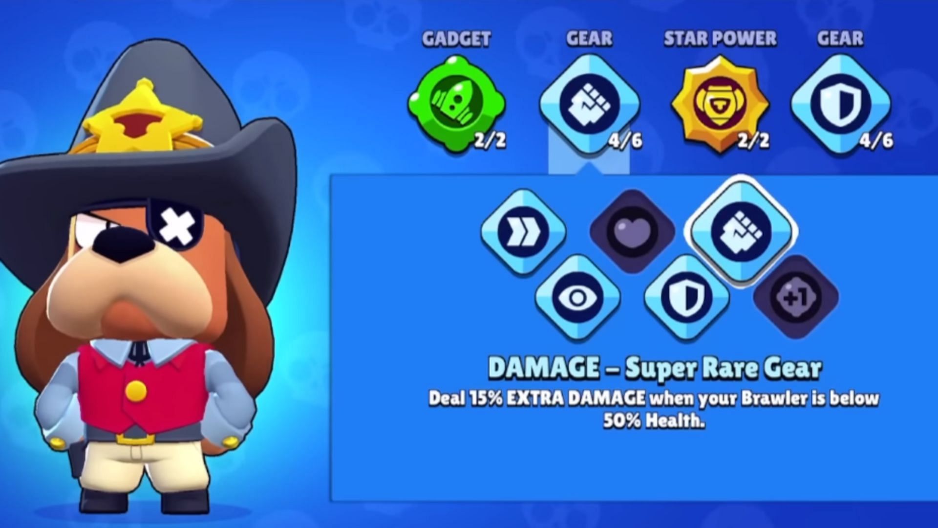 Damage - Super Rare Gear (Image via Supercell)